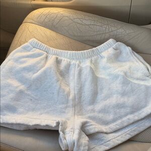 Target Women's White Athletic Lounge Shorts with Elastic Waistband